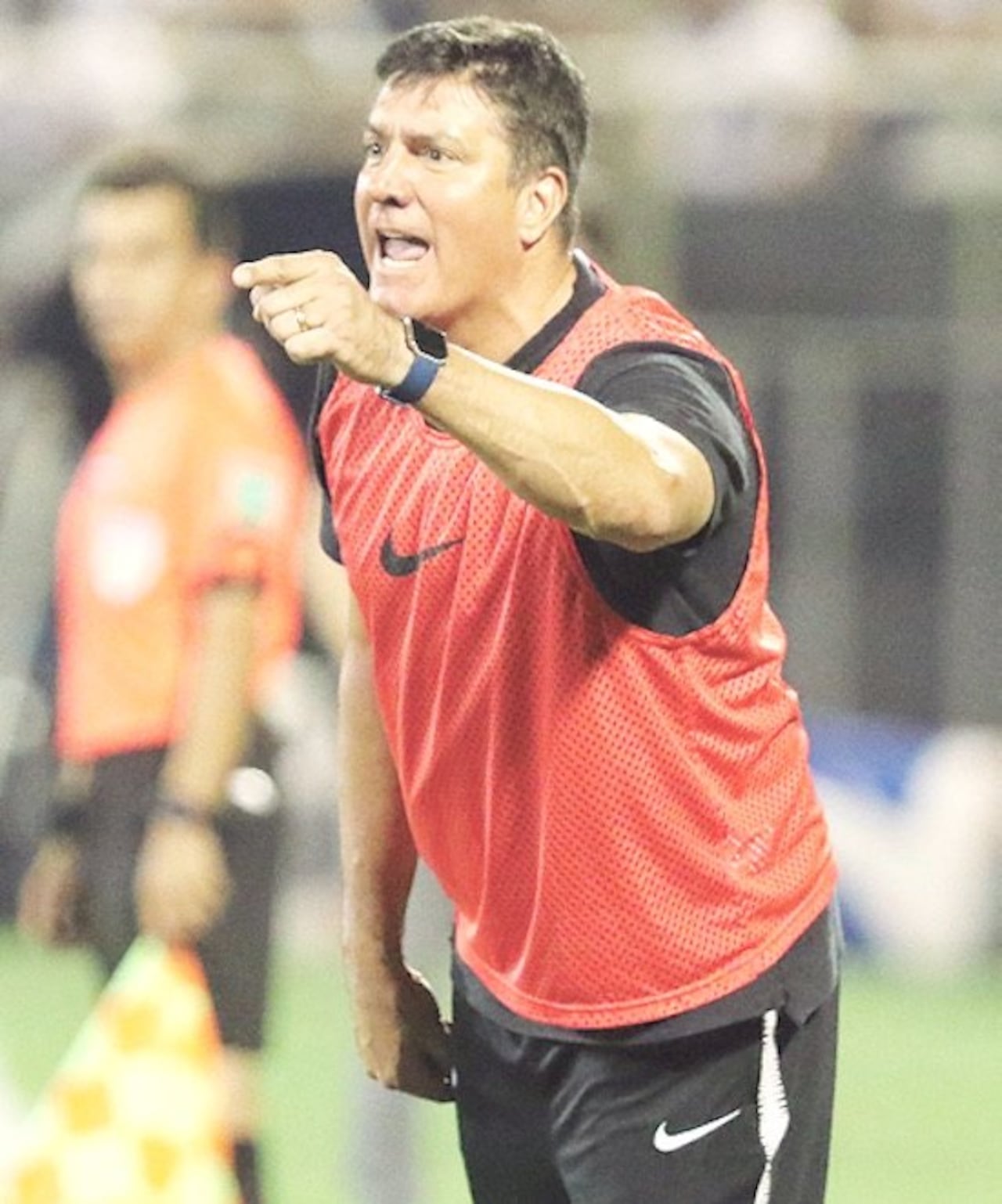 José Chamot, DT de Libertad.