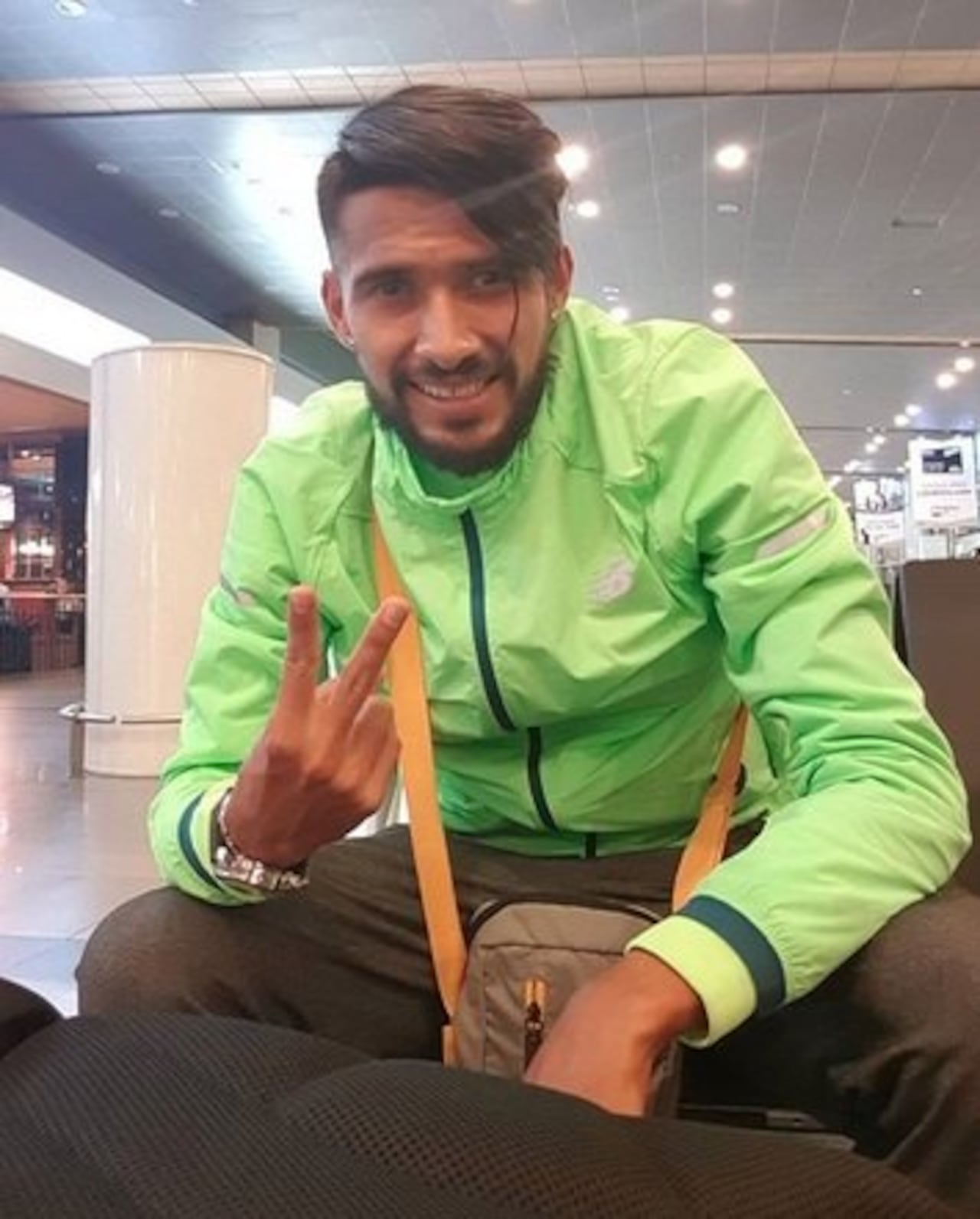 El entrenamiento que está haciendo es duro y lo hace para enfrentar la maratón de Londres, el 28 de este mes.