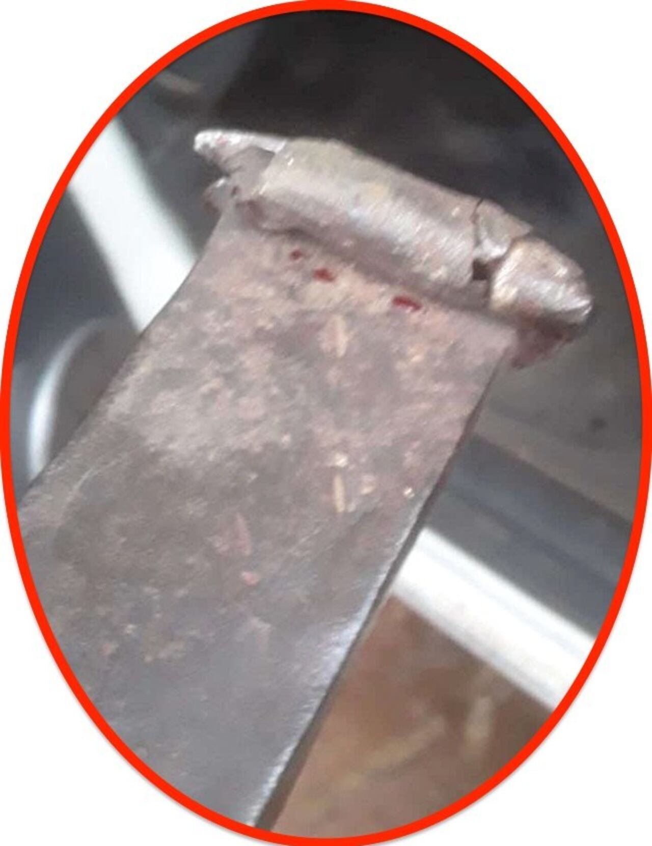 Este sería el implemento que utilizó el karai para golpear a su vecina.