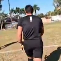 Árbitro en off side con la prestación alimentaria fue detenido