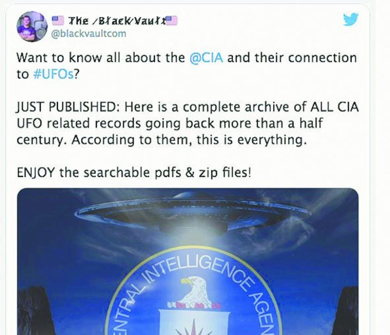 ARCHIVOS. La CIA investigó por años las apariciones de ovnis; recién ahora sus informaciones están disponibles al público.