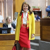 Discreto ¿no? El outfit de Celeste luego de la eliminación de Mbappé