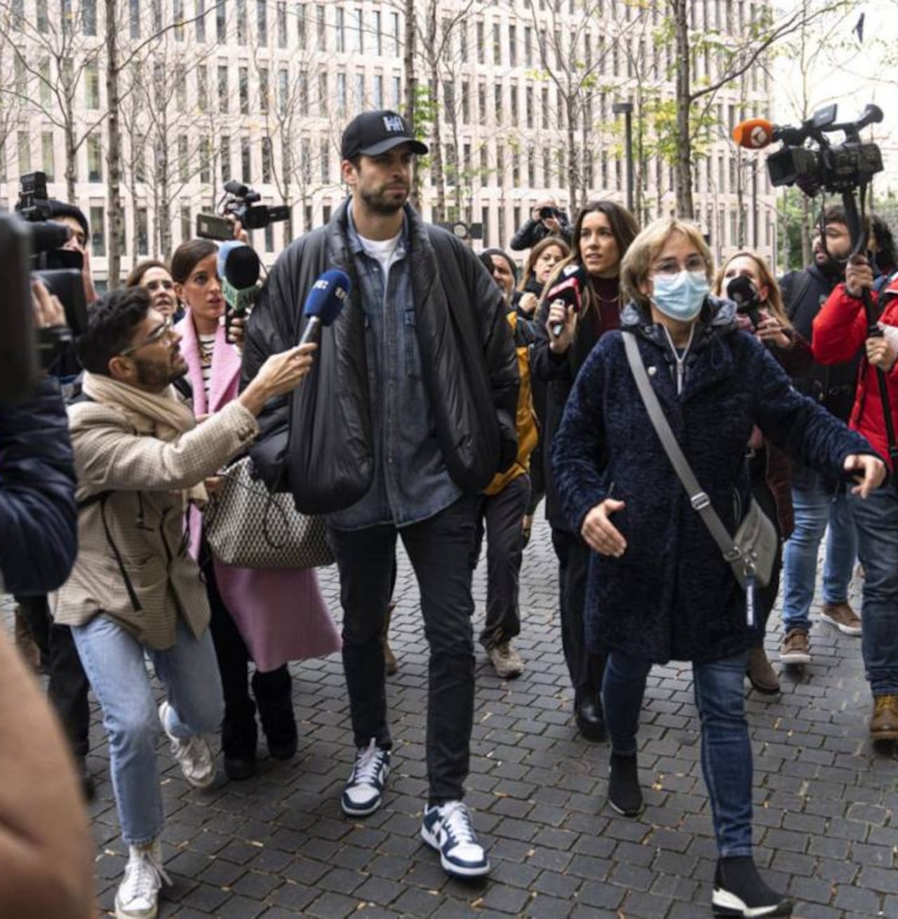 Piqué tampoco habló con la prensa. (FOTO: okdiario.com)