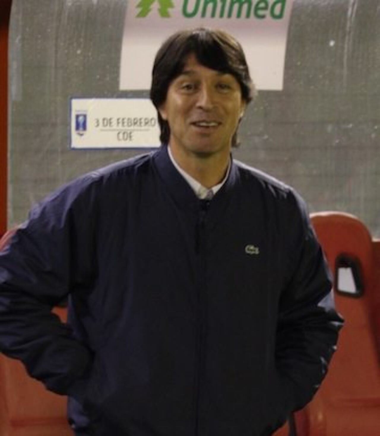 DT. Daniel Garnero, entrenador franjeado.
