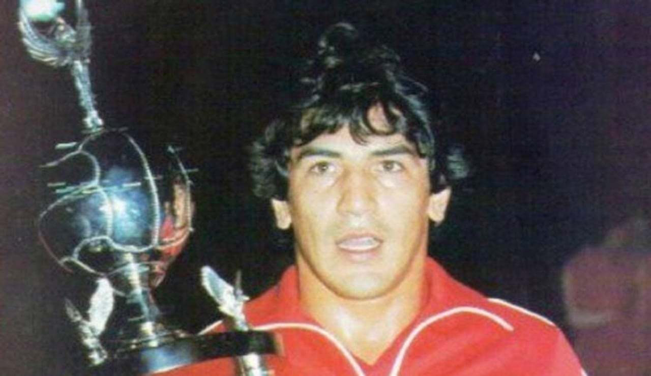 “Monito”, en su exitosa época de pelotero en el fútbol colombiano.