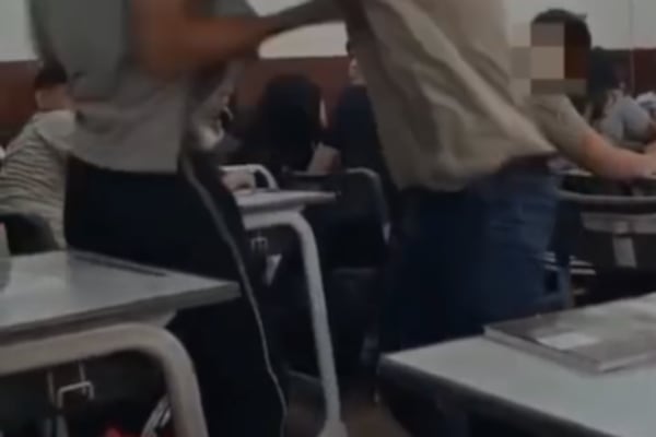 Indignación por terrible golpiza a alumno de cole