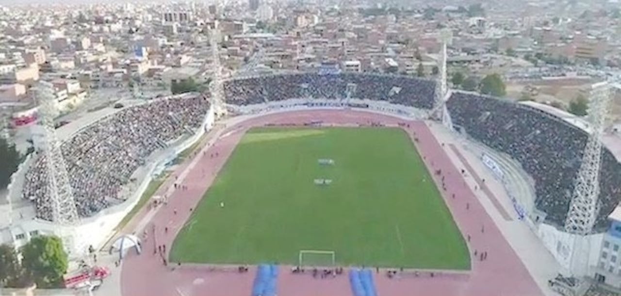 El estadio Jesús Bermúdez, escenario del partido de hoy.