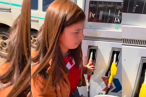 Pidió ayuda a playera porque no tenía nafta ni plata. Ella demostró su buen corazón