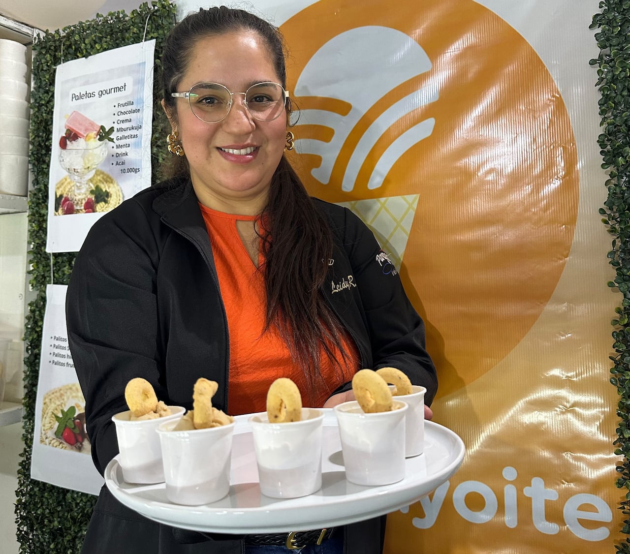 Leidy Recalde, dueña de Paraguayoite Helados