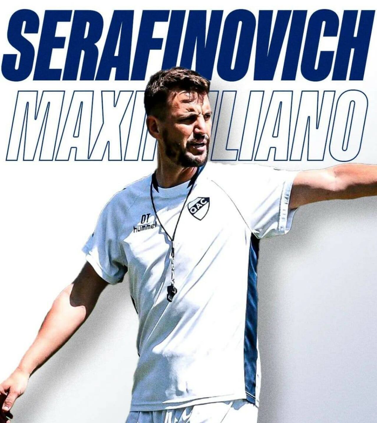 Maximiliano Serafinovich, nuevo asistente de Facundo Sava. Foto (ARCHIVO)