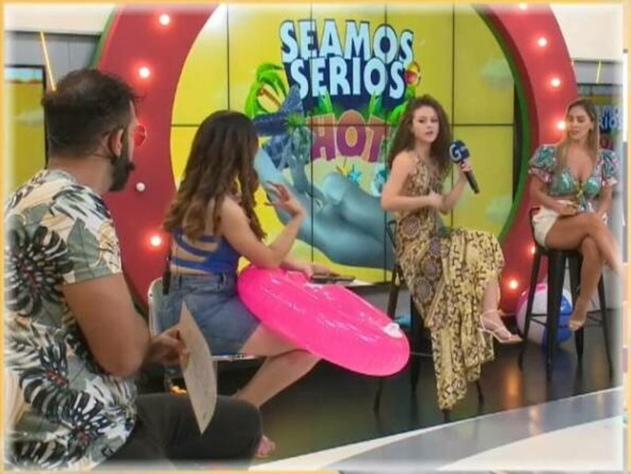 Ara Zelaya en "Seamos Serios". (Captura de video)