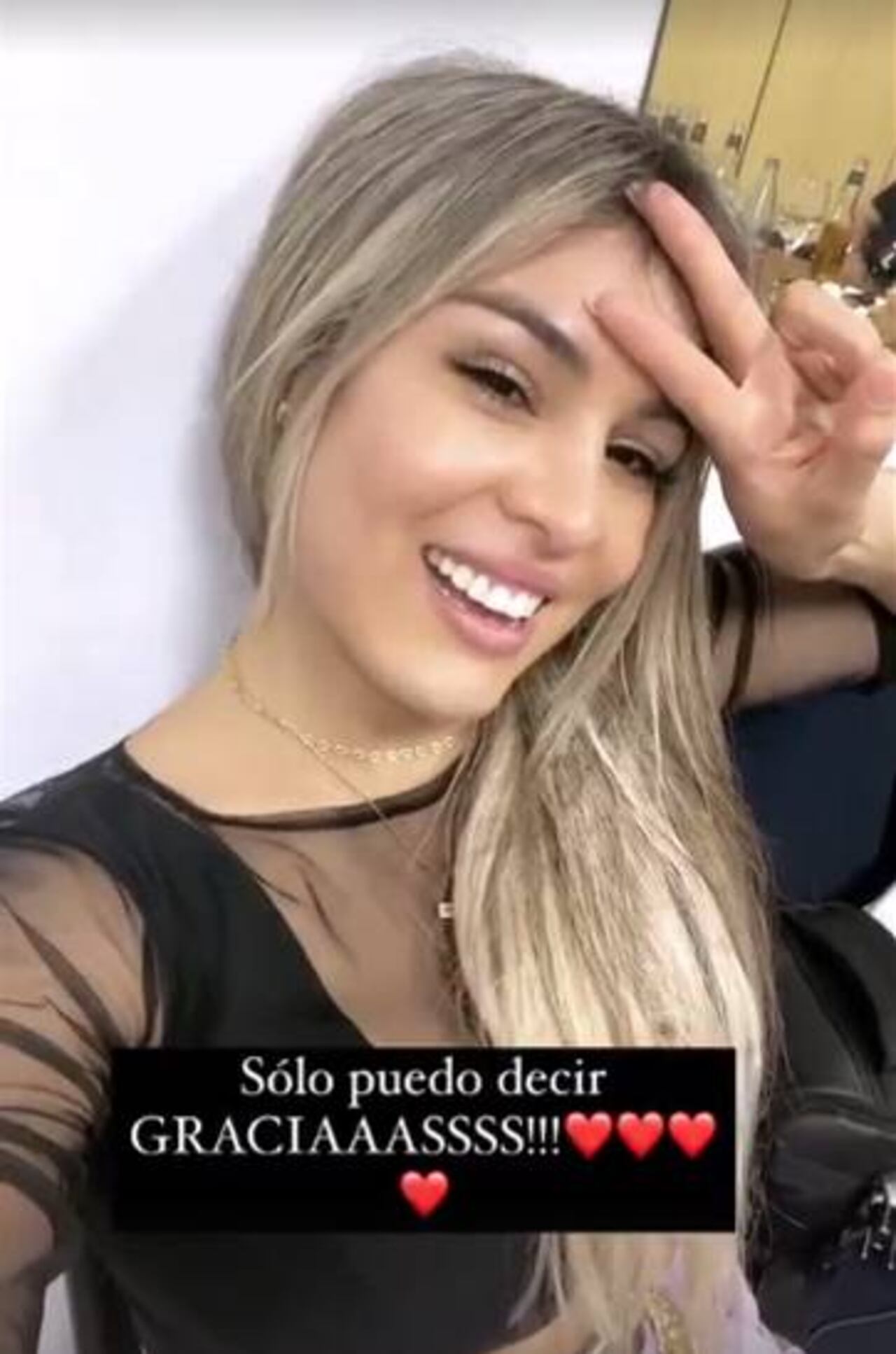 Nadia se mostró agradecida con el público español desde su llegada hace unos días. (FOTO: @nadiaportillooficial)