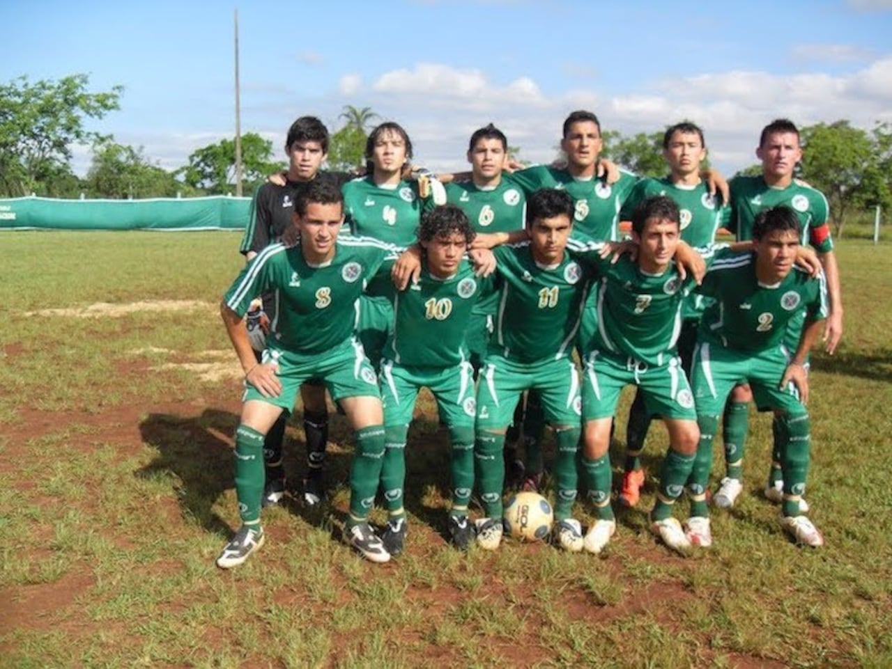 Portillo con la selección juvenil Paranaense, donde ya ejercía como capitán.