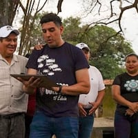 “Chiche” Corte acompañó al tour ecologista