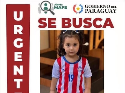 Continúa intensa búsqueda de niña de dos años
