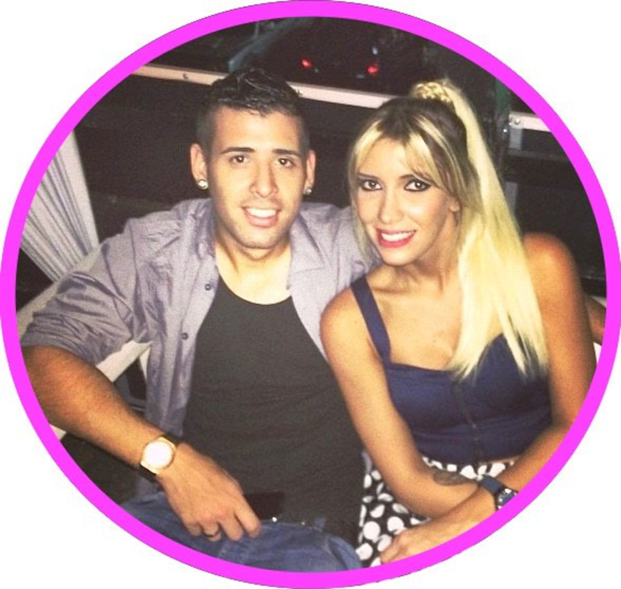 Carmiña y Édgar Camarasa en tiempo de amores. La relación sigue trayendo cola hasta ahora.