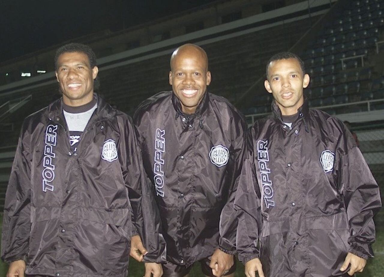 Walter Escobar junto a Osman López y “Pony” Maturana.