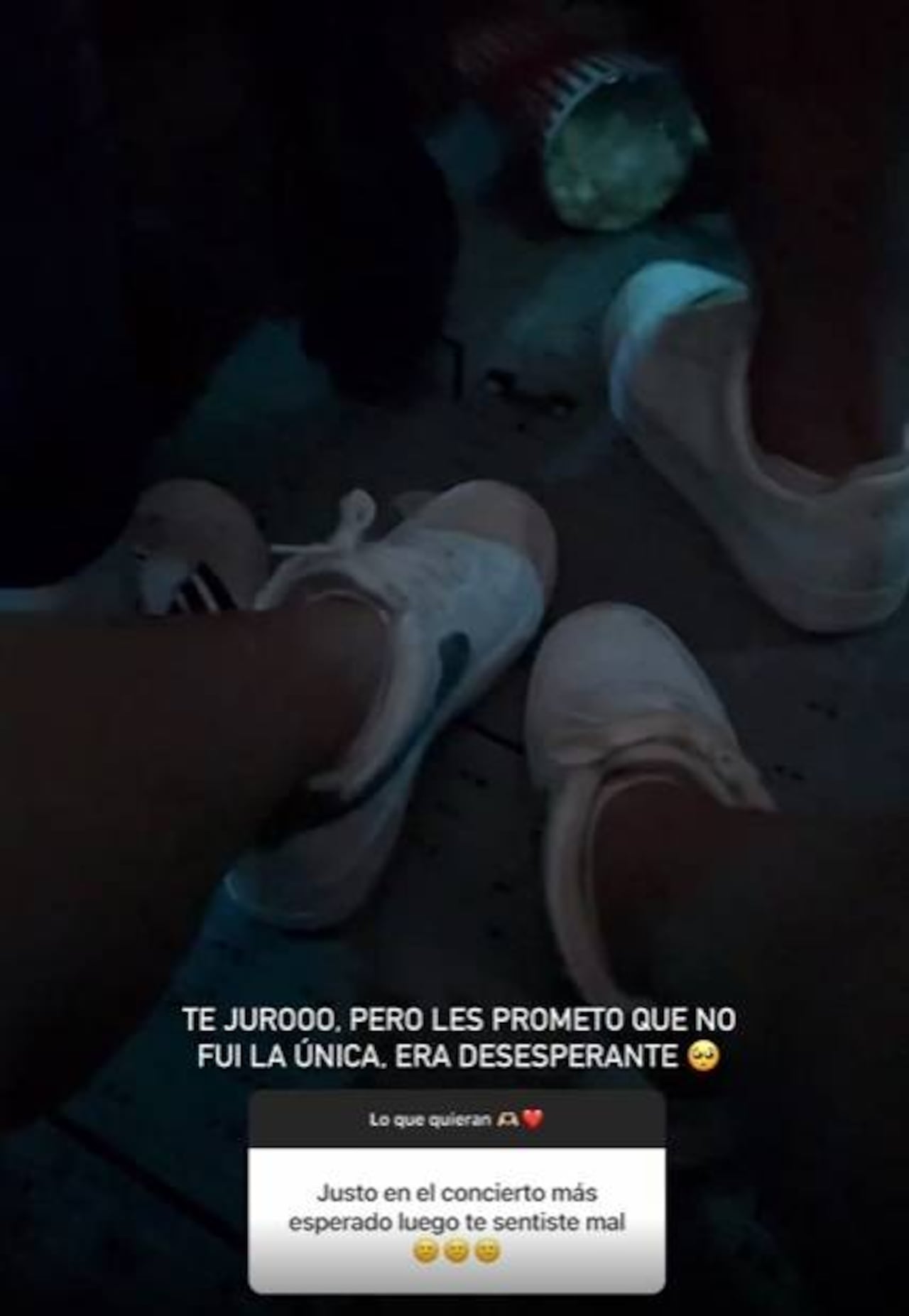 La reina de belleza prácticamente se pasó toda la noche sentada. (Captura de pantalla)