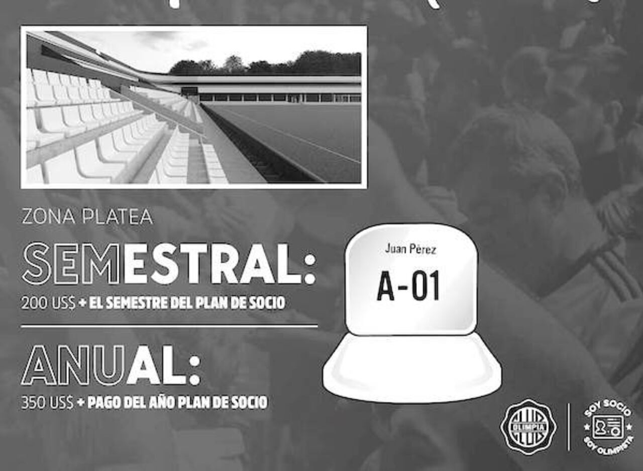Así publicó ayer la cuenta oficial del club sobre las butacas.