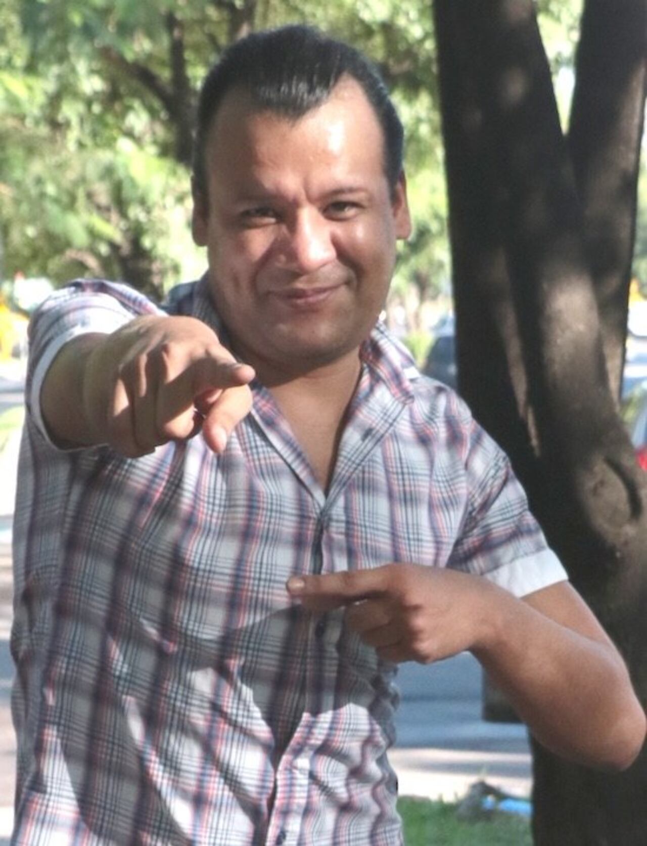 Gustavo Cabaña no era de compartir su morfi. REDES.