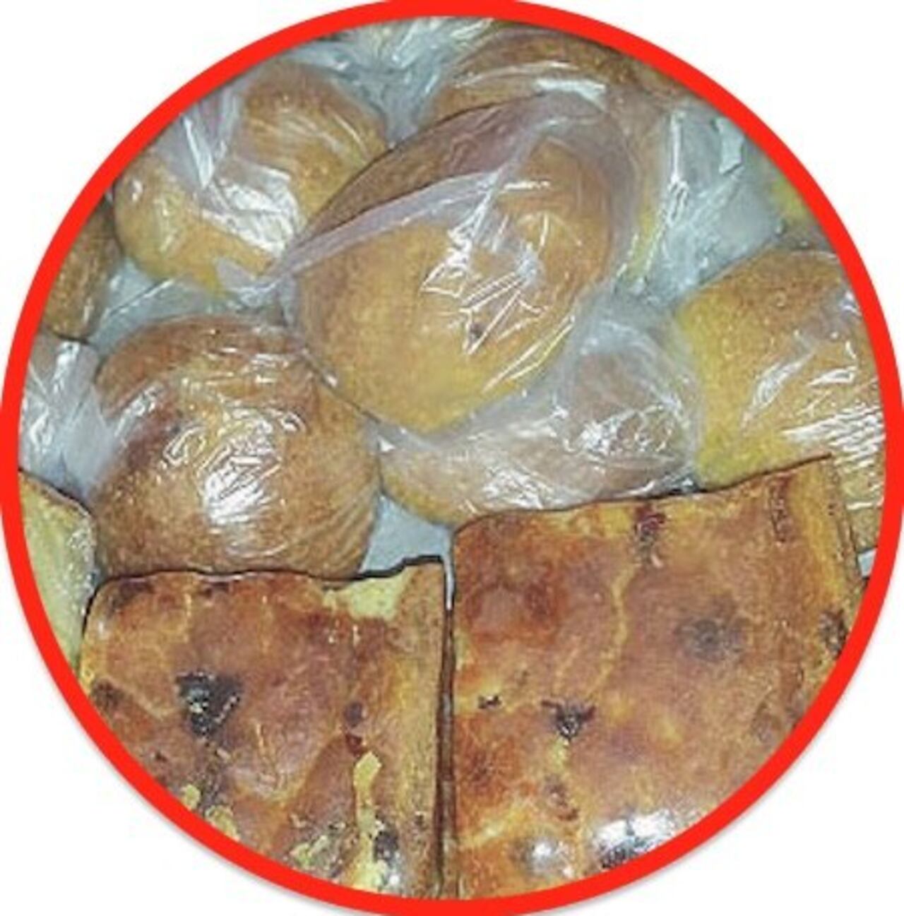 Así todo empaquetadas vende sus chipas en Baires.