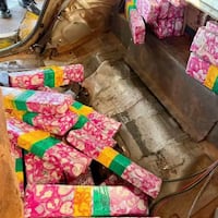 Ho’a en el Puente de la Amistad con 212 kilos de “mari”
