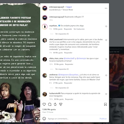 Tirotean contra figuras digitales que se visten de mujer pero no las apoyan ndaje
