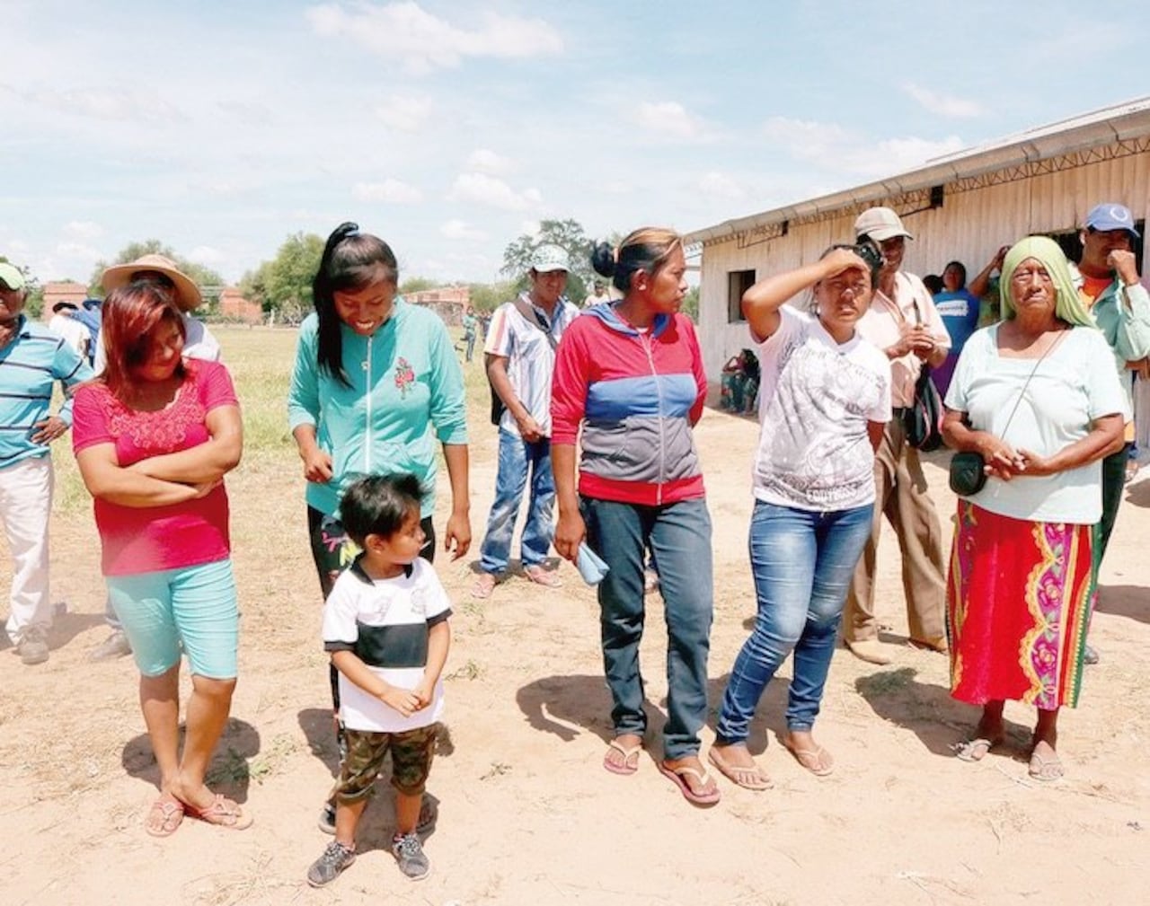 La comunidad Enxet de “El Estribo” está en el Chaco paraguayo.
