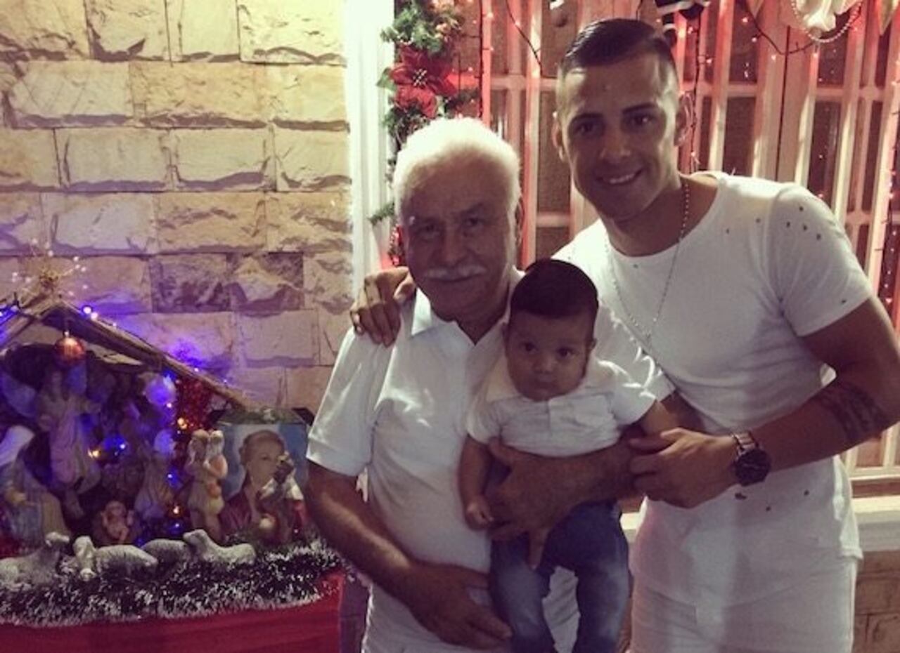 EL TATA. El abuelo Calixto Giménez, quien es fanático de su nieto.
