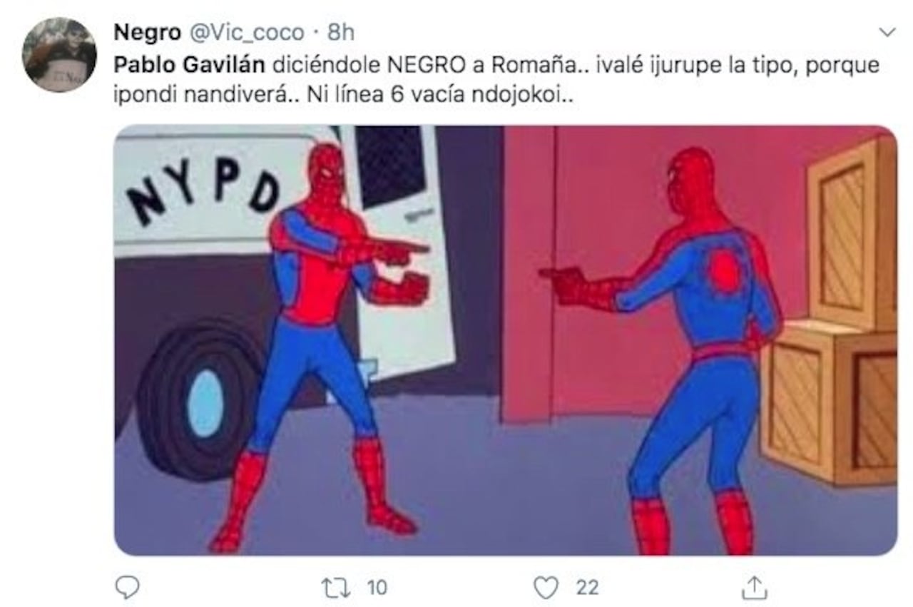La cosa quedó entre risa e indignación al mismo tiempo.