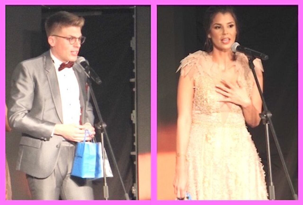 Leo Rivas (izq), el conductor de la RPC; Eva Rodríguez (der), conductora de América TV.