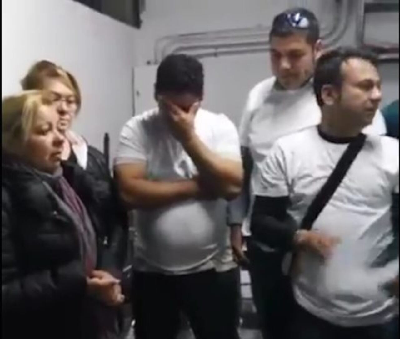 ORGANIZADORES. Algunos de los que se encargaron del evento.