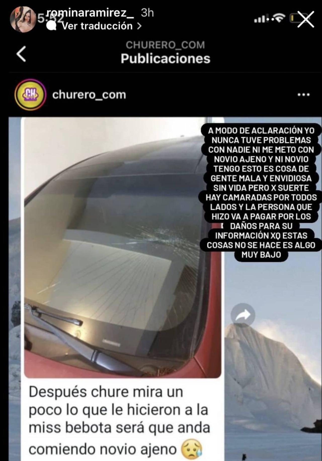 La historia que compartió la Miss Bebota sobre lo que le pasó.