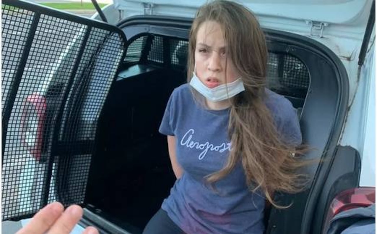 Tamara Romina Dimas, la paraguaya de 19 años detenida en Brtasil. Foto: Oglobo