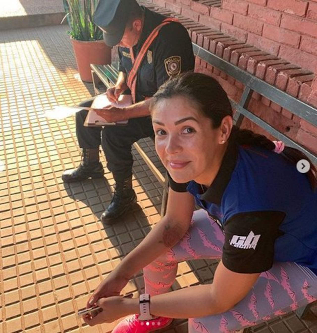 Desde que su relación con Óscar Santos inició, Mirna Pereira se volvió una fanática de las carreras.