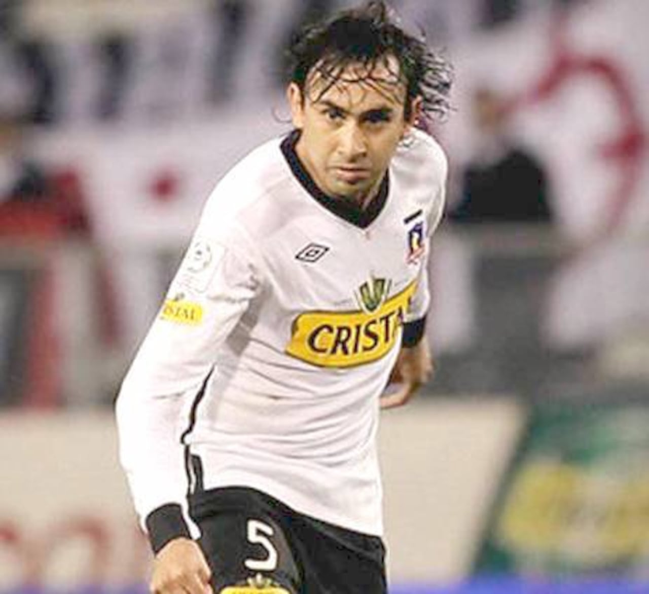 “Moli” en un partido con Colo Colo, donde tuvo un breve paso.