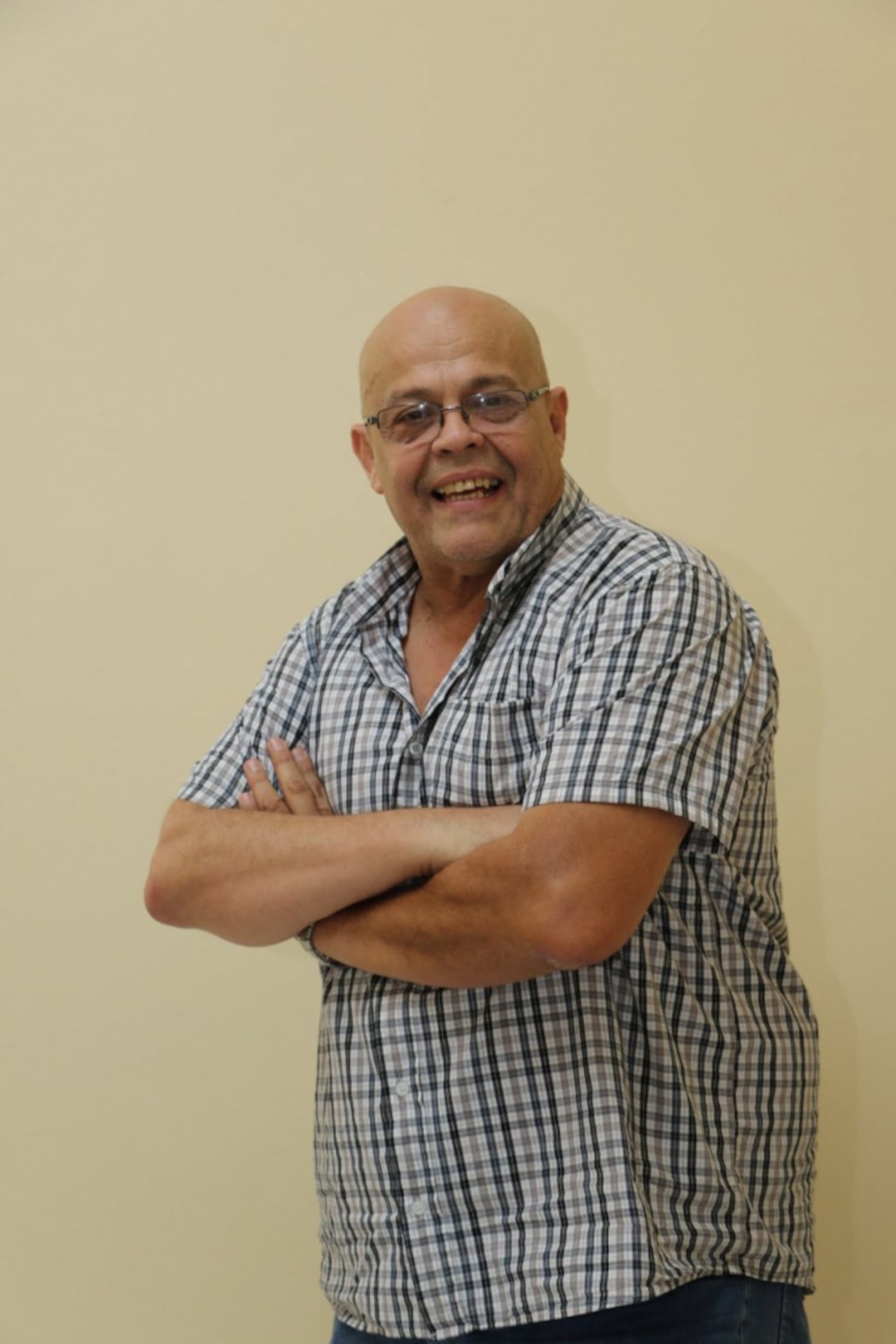Julio González Cabello, con sus más de 120 kilos.