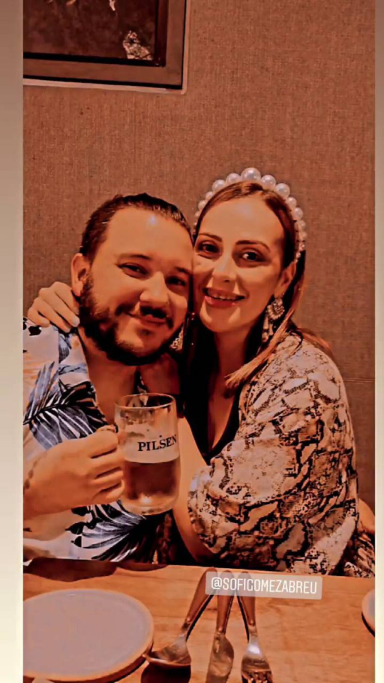Así celebraron su aniversario en pareja José y Sofi. (Instagram @joseayalaok)