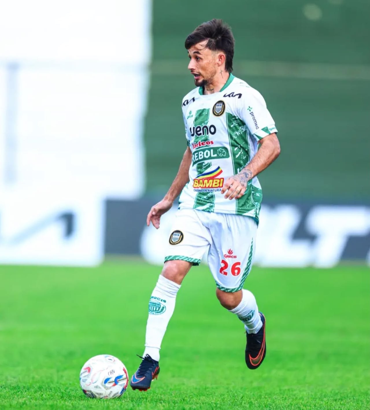 Sergio Fretes, carta de gol en Rubio Ñu.