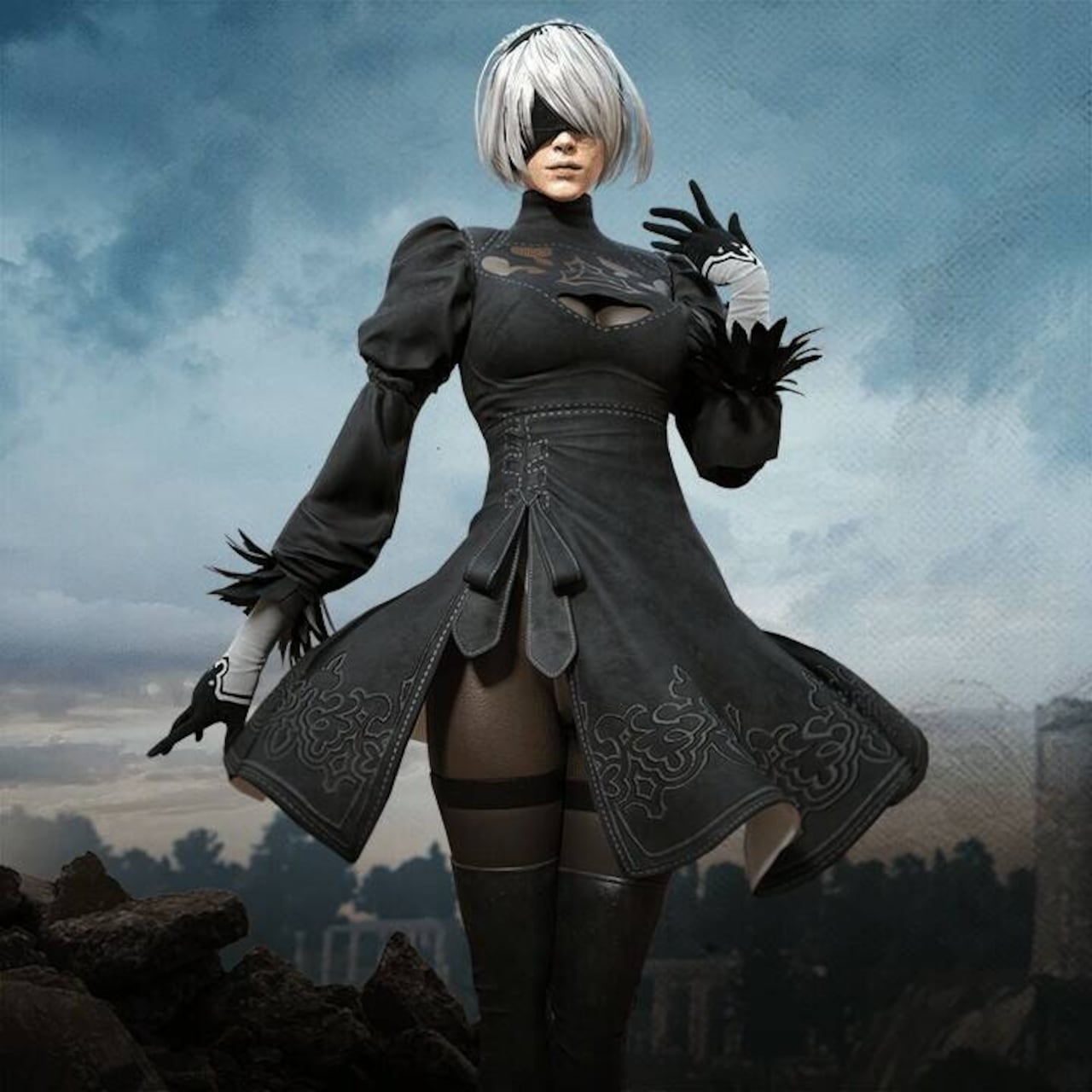 2B es una figura guerrera de los manga. (Foto: foro3djuegos.com)