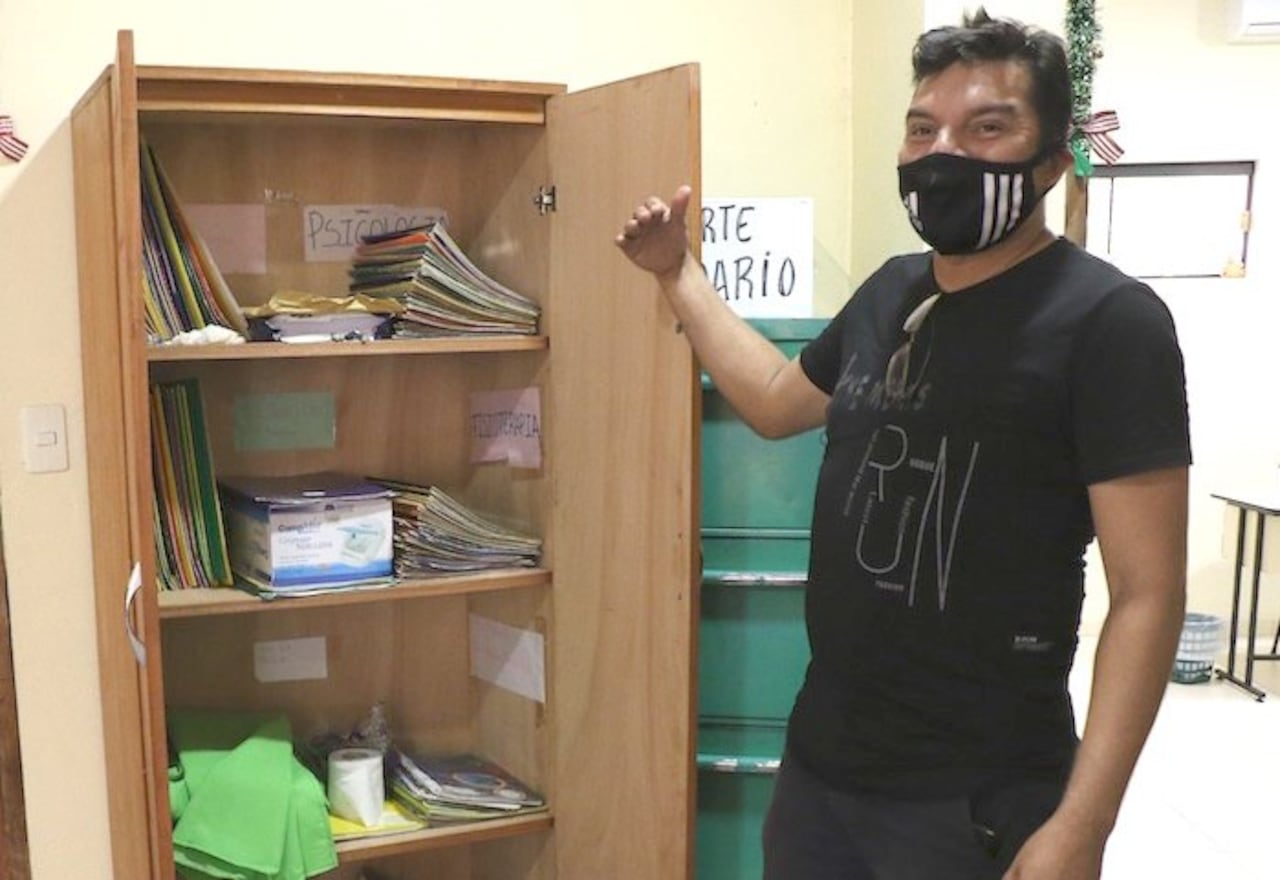 El licenciado Raúl Ferreira comentó que los voluntarios hacen su mejor esfuerzo.