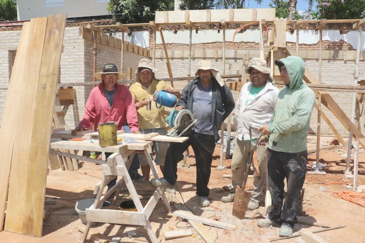 El grupo de trabajo de don Pablino.