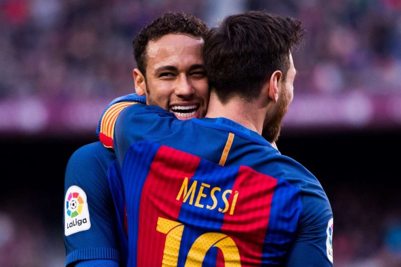Cuando Leo y Ney jugaban en el Barça.