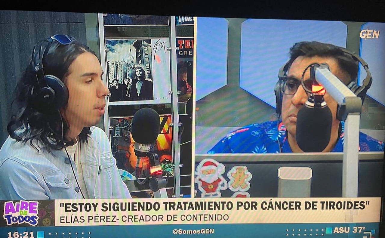 Elías estuvo hoy con Clari Arias y su equipo en "Aire de Todos".