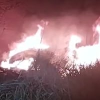Iba a rescatar a su hijo tras accidente, volcó y murió