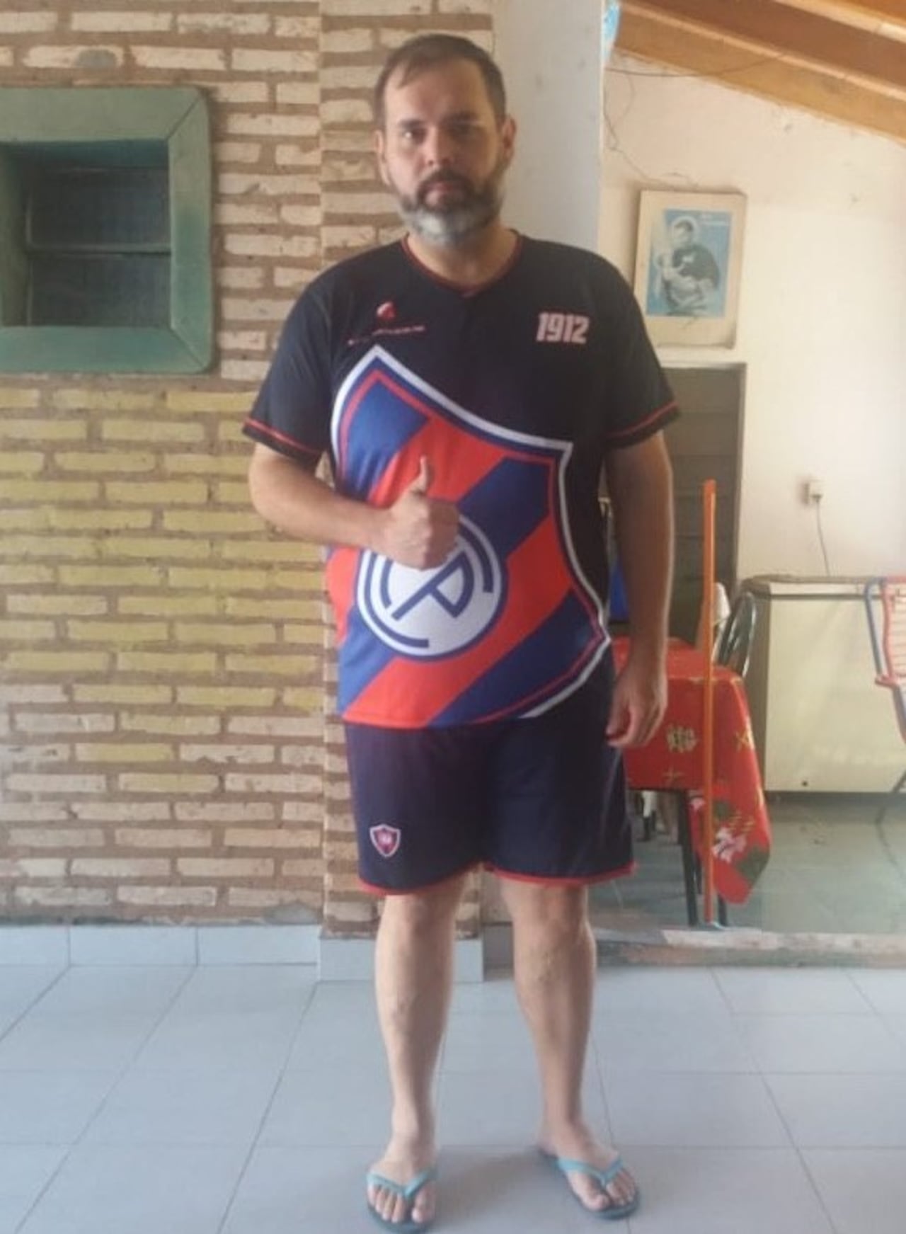 Ahora con sus 114 kilos, 38 kilos menos.
