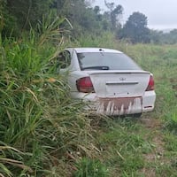 ¡Apareció el auto de un comisario! estaba escondido en el yuyal