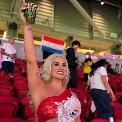 La rubia del mundial y su sentimiento del alma