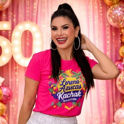 Oficialmente, Lorena dio la bienvenida a sus 50 años
