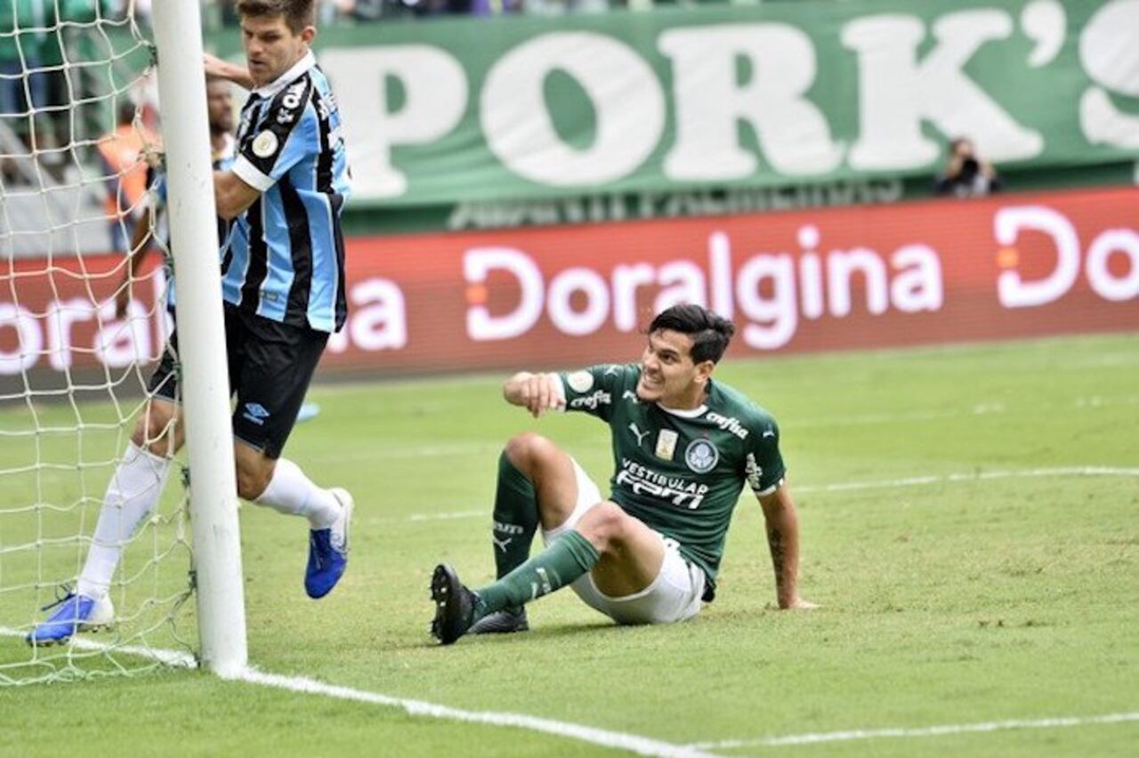 El Palmeiras de Gustavo no pudo con Gremio. GLOBOESPORTE